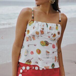 Cleo Cami Lisa Says Gah - caviar dream white - small